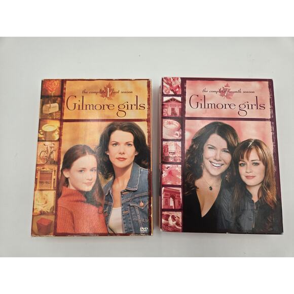 Gilmore Girls DVD Box Set Bundle Seasons 1 and 7 – Excellent Condition Pre-owned - Picture 1 of 10